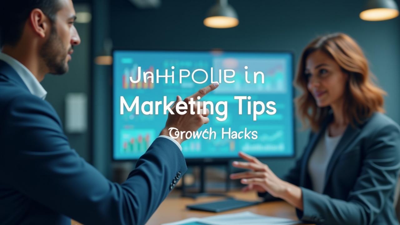 Miniatura de video de YouTube o Instagram Reels sobre consejos de marketing