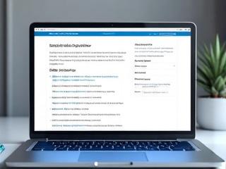 Pantalla de un ordenador mostrando un artículo de blog técnico y especializado de un sector B2B.