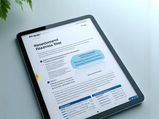 Maqueta de un whitepaper profesional de marketing B2B con un diseño limpio.